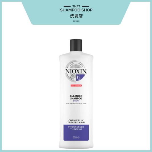 Nioxin System 6 Cleanser Shampoo, 1000ml