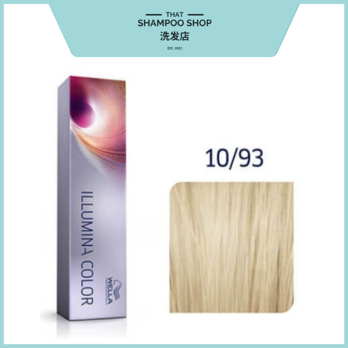 Wella Professionals Illumina Color 10/93 Lightest Cendre Gold Blonde Permanent Hair Color, 60g