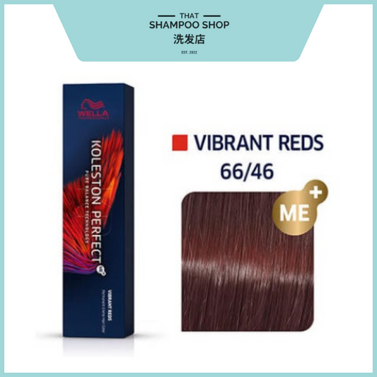 Wella Professionals Koleston Perfect Vibrant Reds 66/46 Intense Dark Blonde / Red Violet Permanent, 60g