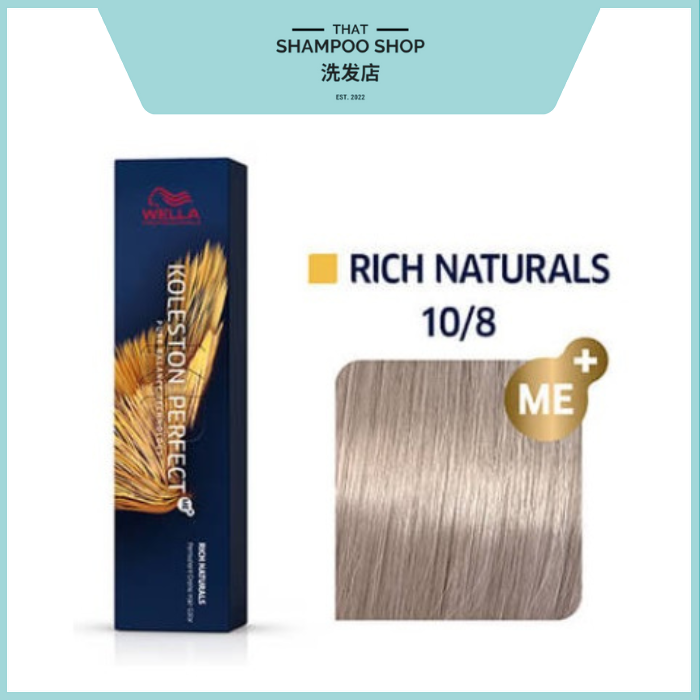 Wella Professionals Koleston Perfect Rich Naturals 10/8 Lightest Blonde / Pearl Permanent, 60g