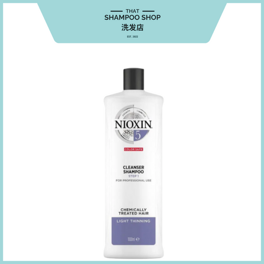 Nioxin System 5 Cleanser Shampoo, 1000ml