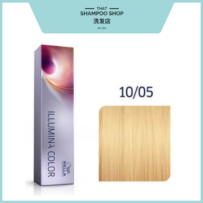 Wella Professionals Illumina Color 10/05 Lightest Natural Mahogany Blonde Permanent Hair Color, 60g