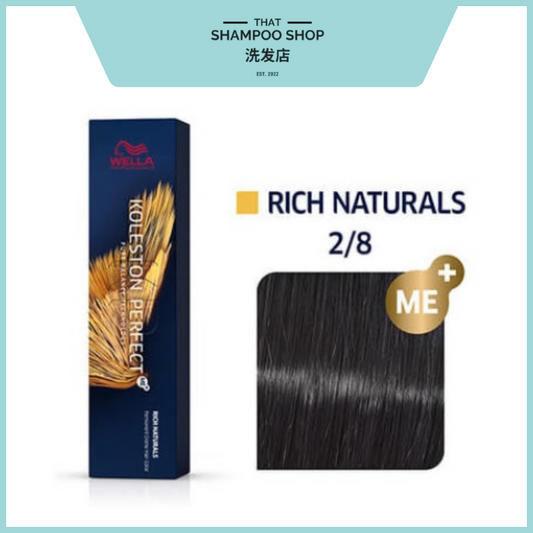 Wella Professionals Koleston Perfect Rich Naturals 2/8 Black Blue, 60g