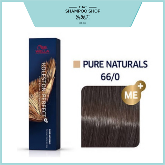 Wella Professionals Koleston Perfect Pure Naturals 66/0 Intense Dark Blonde / Natural Permanent, 60g