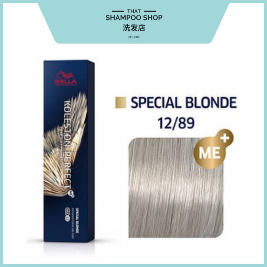 Wella Professionals Koleston Perfect 12/89 Special Blonde Pearl Cendre Permanent, 60g